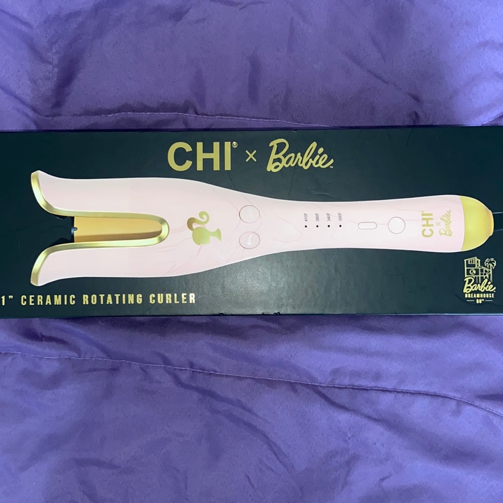 Barbie CHI 1 inch ceramic rotating curler